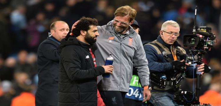 محمد صلاح مع يورجن كلوب محمد صلاح مع يورجن كلوب